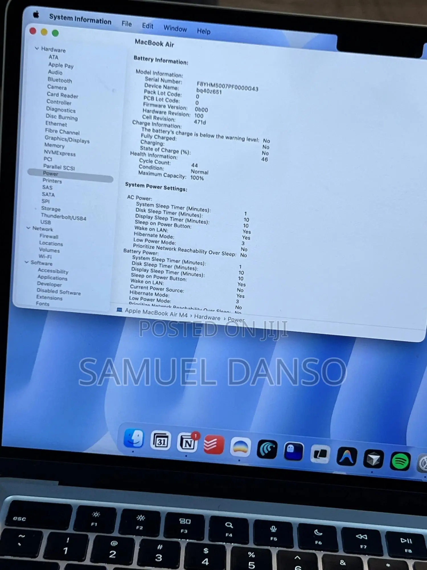 Laptop Apple MacBook Air 16GB Apple M4 SSD 256GB