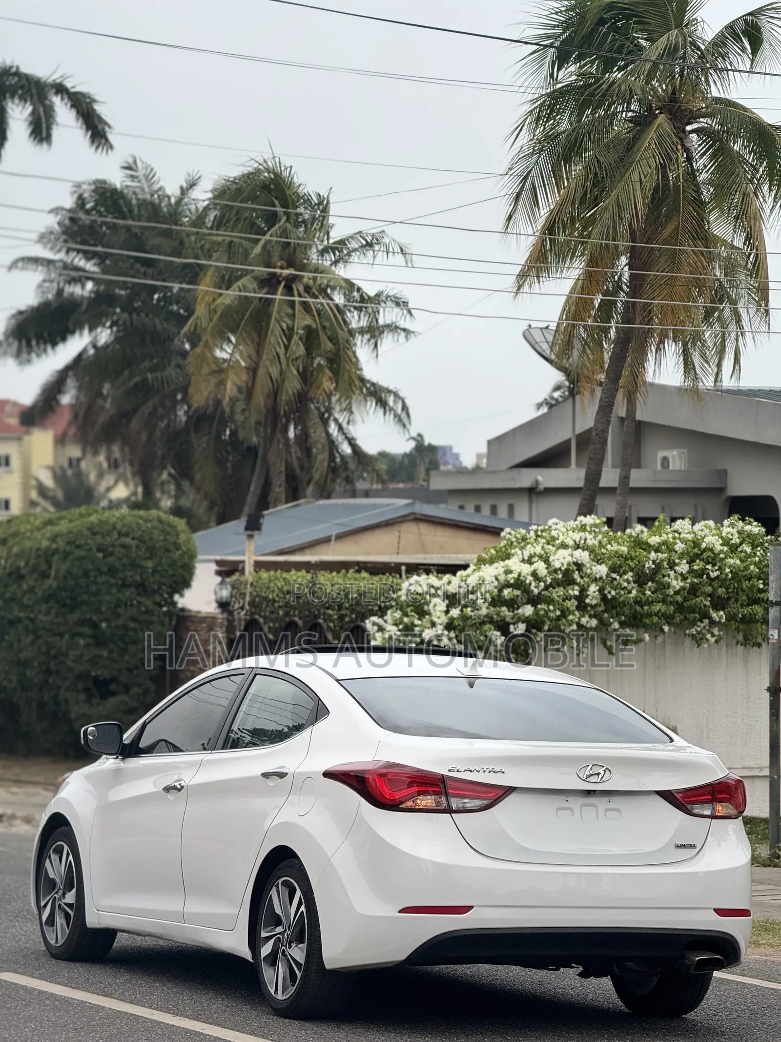 Hyundai Elantra Limited PZEV 4dr Sedan (1.8L 4cyl 6A) 2015 White