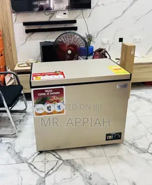 Efficient Zara 238liter(300)Single Door Electric Chest Freezer,Gold.