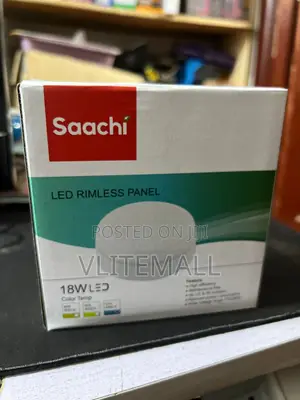 Saachí Led Rimless Panel Light.