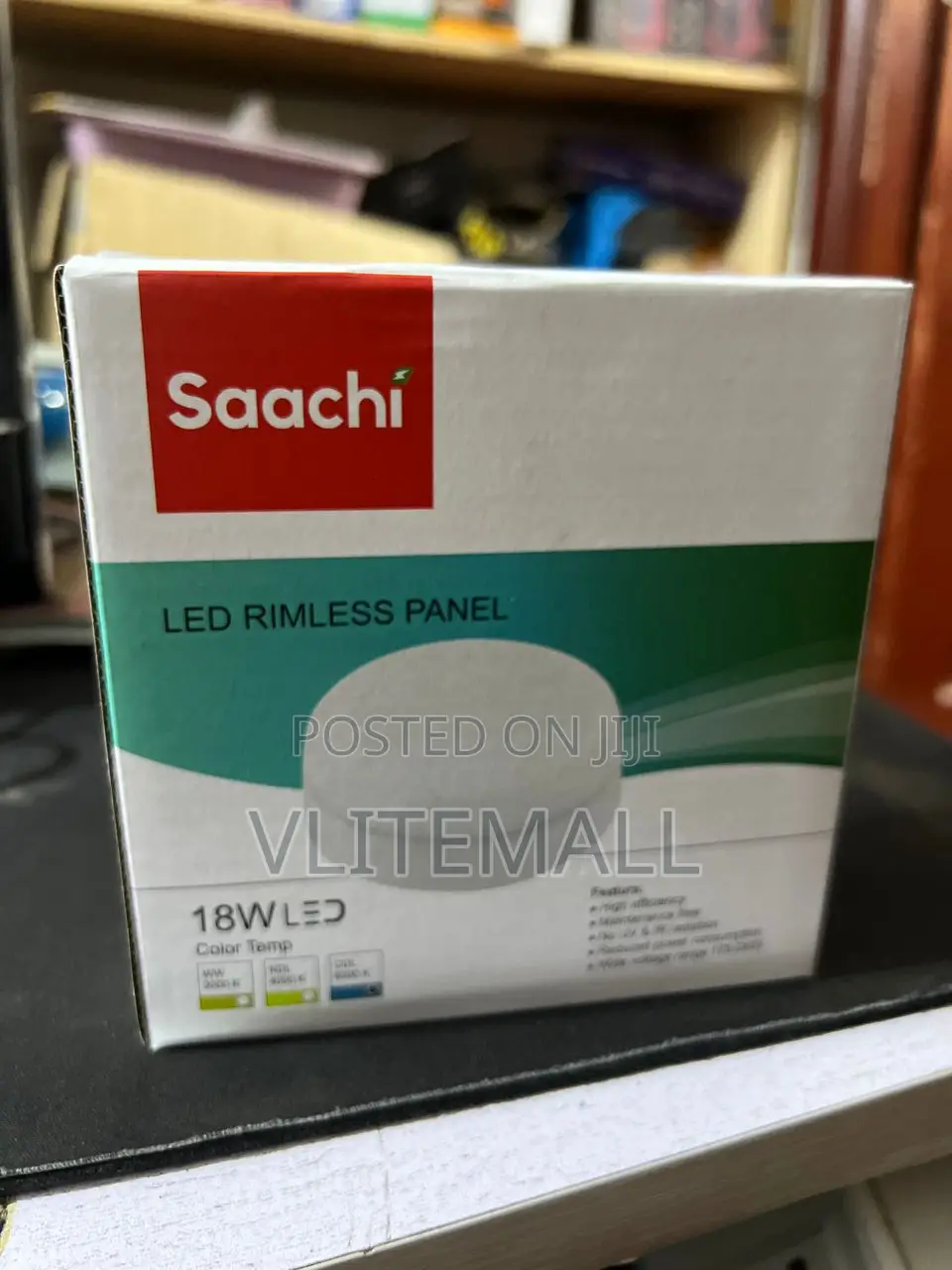 Saachí Led Rimless Panel Light.