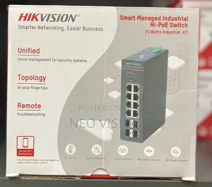 Hikvision 8 Port Smart Managed Industrial Hi-Poe