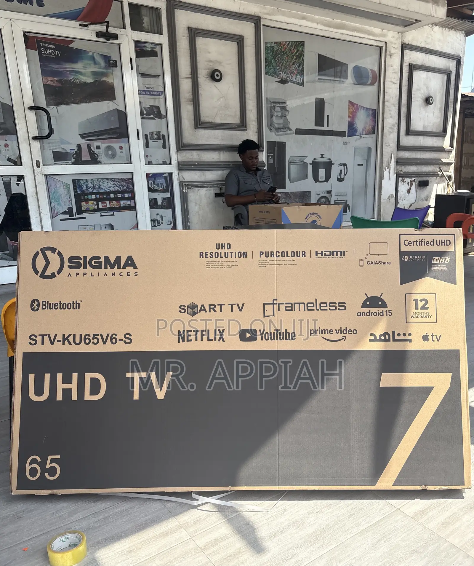 Order Original Sigma 65” Uhd Smart Digital Satellite Led Tv 