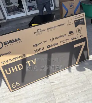 Affordable Sigma 65” Uhd Smart Frameless Digital Satellite Tv 