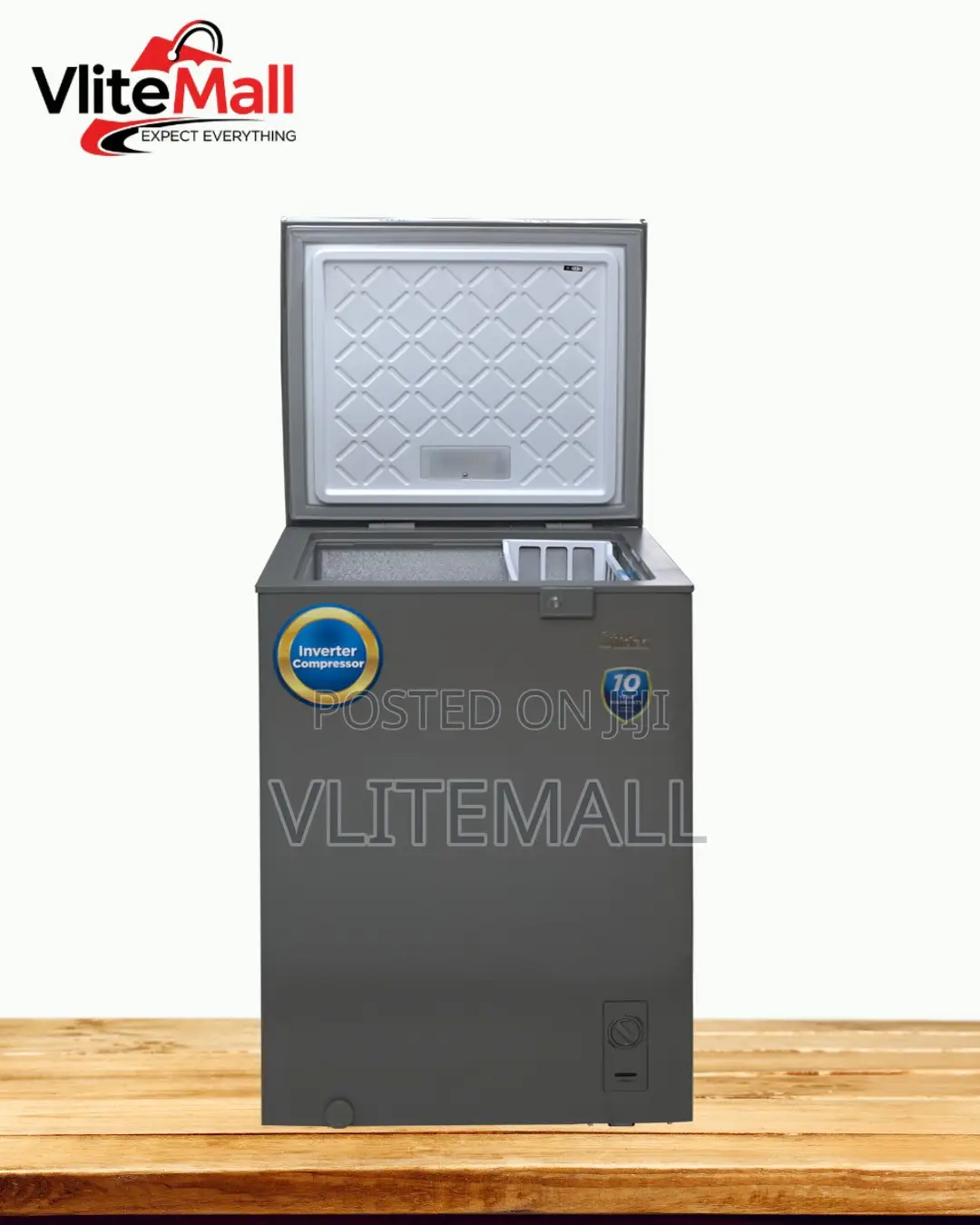 Midea 198l Chest Freezer Grey Mdrc362fzg43d