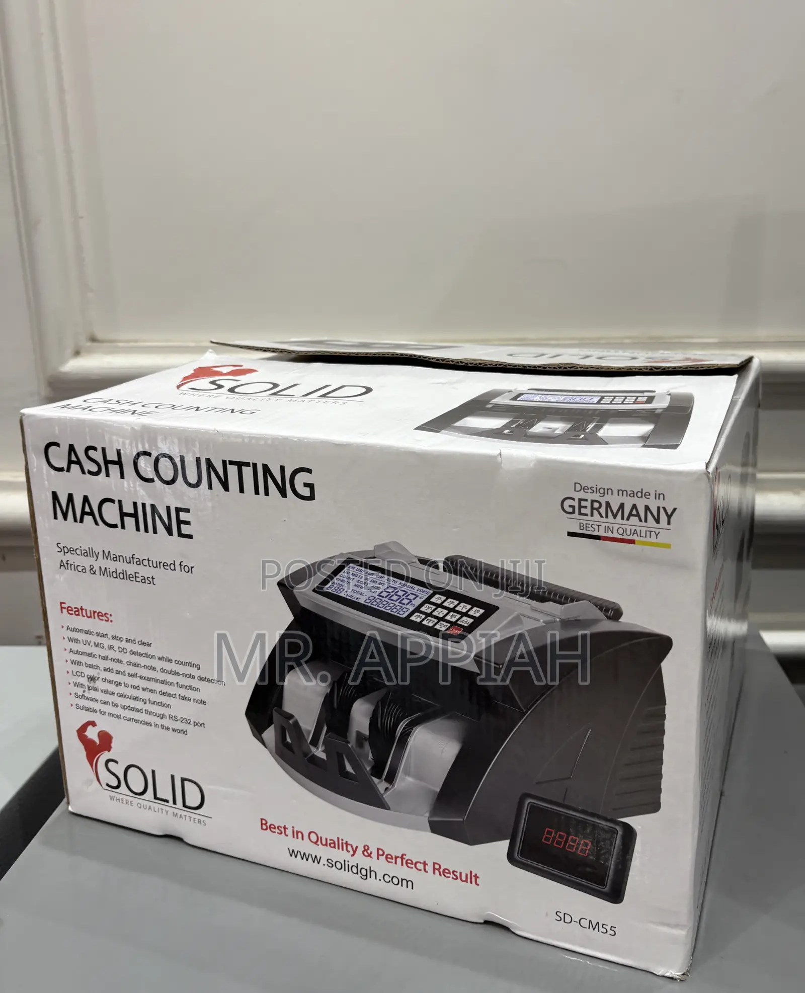 Newly in Stock Solid Counting Machine Sd-Cm55(Black)