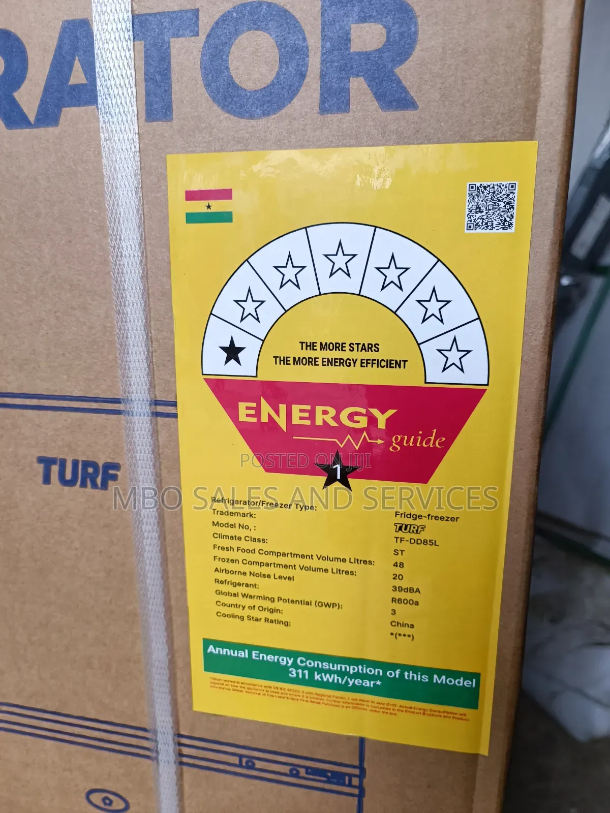 Turf Double Door Refrigerator Tf-Dd85l