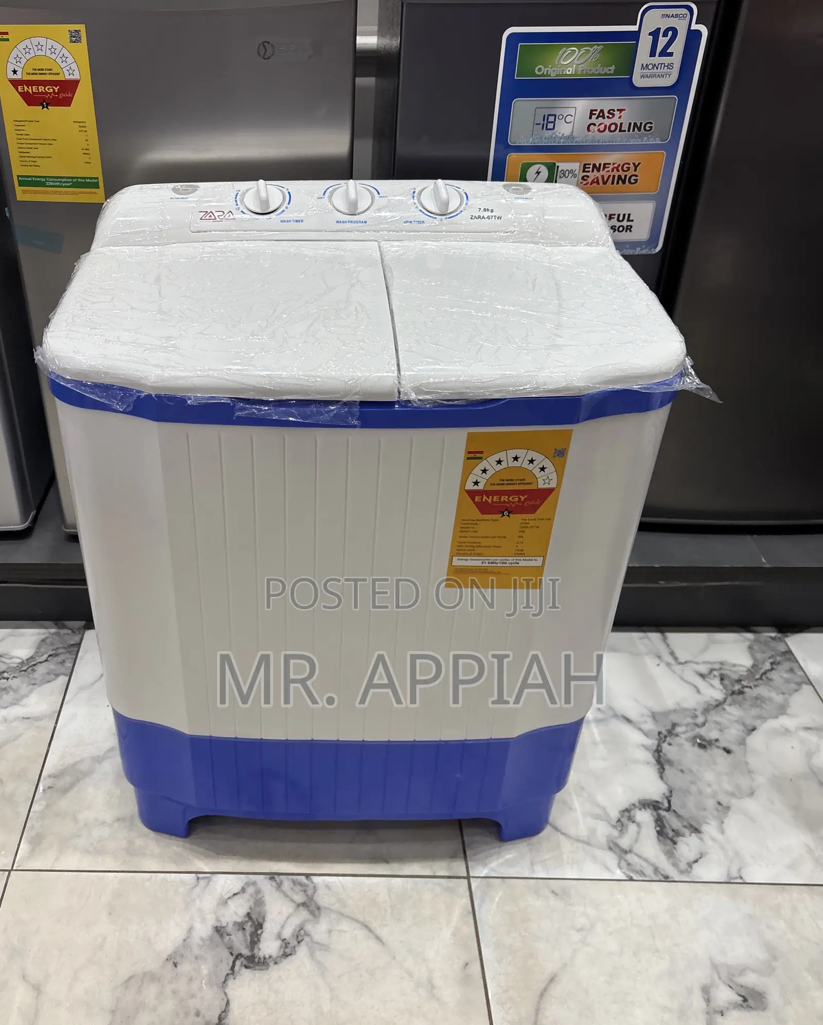 Efficient Zara Twin Tub Semi-Auto Washing Machine