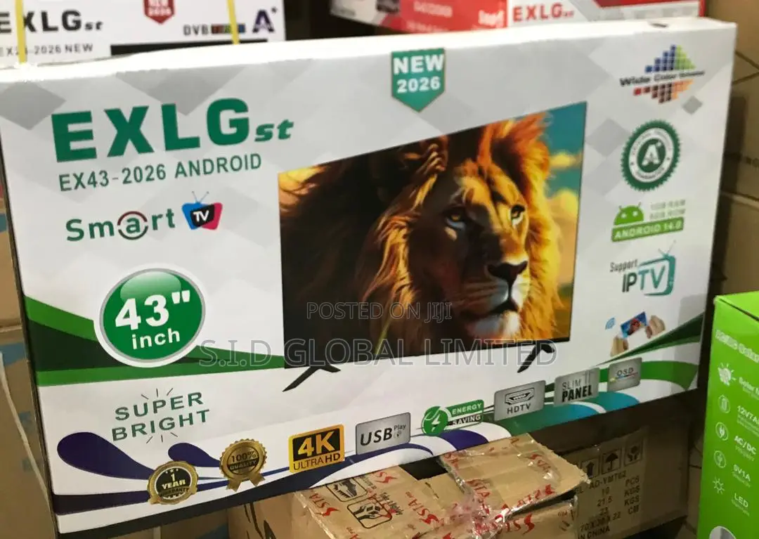 Exlgst 43" Smart Tv Immersive Entertainment