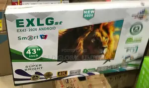 Exlgst 43" Smart Tv Crystal Clear Audio