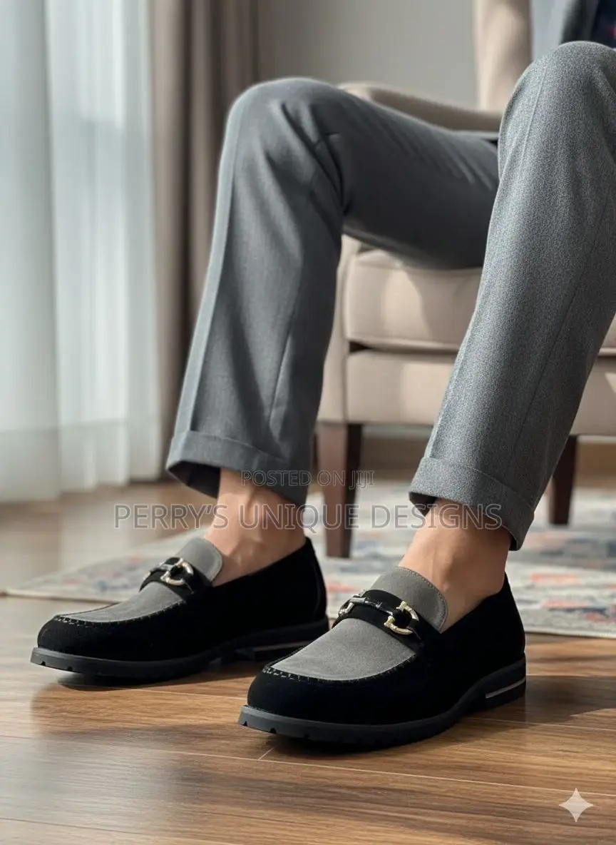 Elite Two-Tone Suede Comfort Loafers