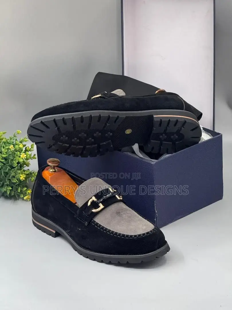 Elite Two-Tone Suede Comfort Loafers