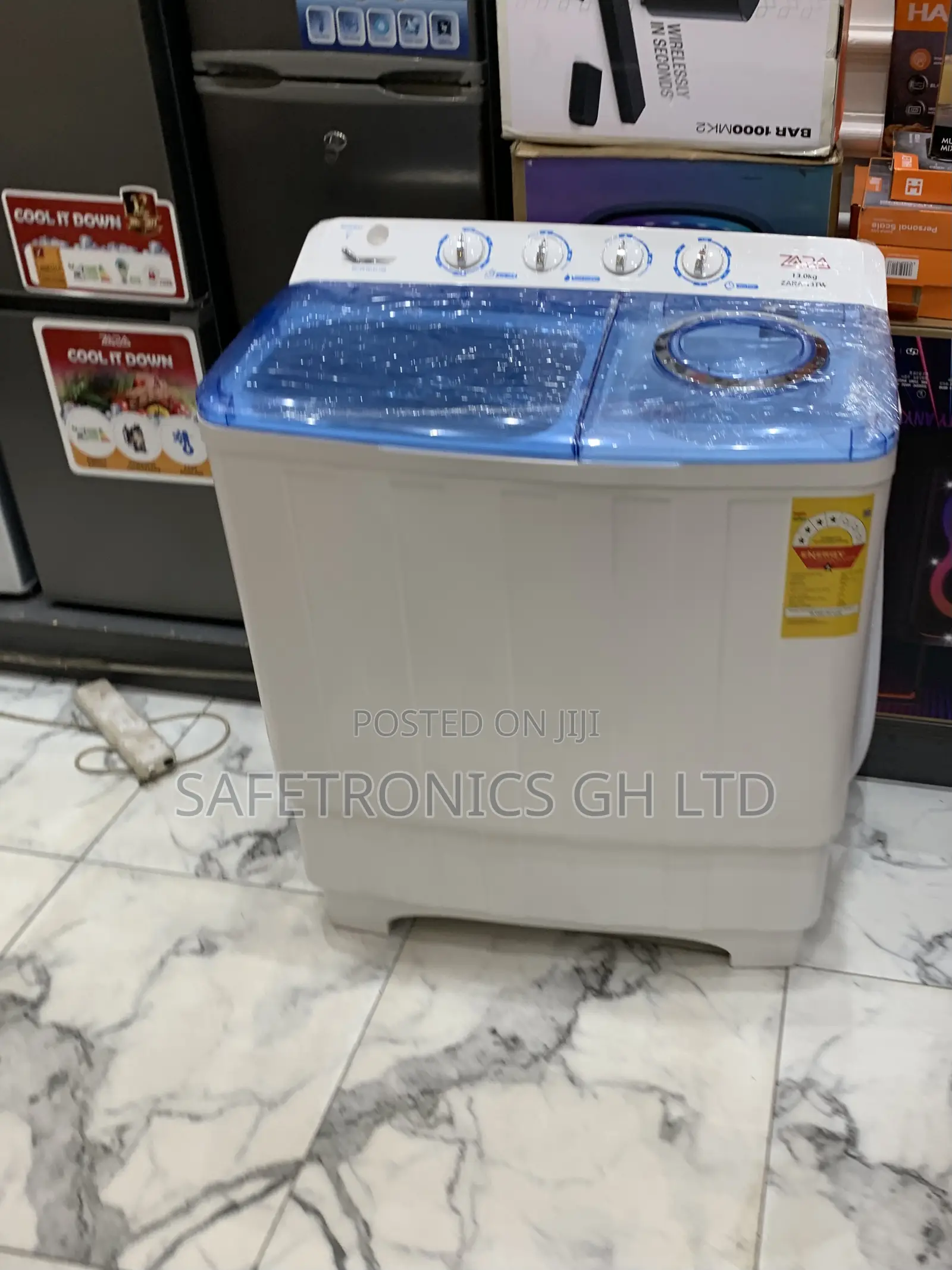 Classic New 11kg Topload Semiautomatic Zara White Washingmachine