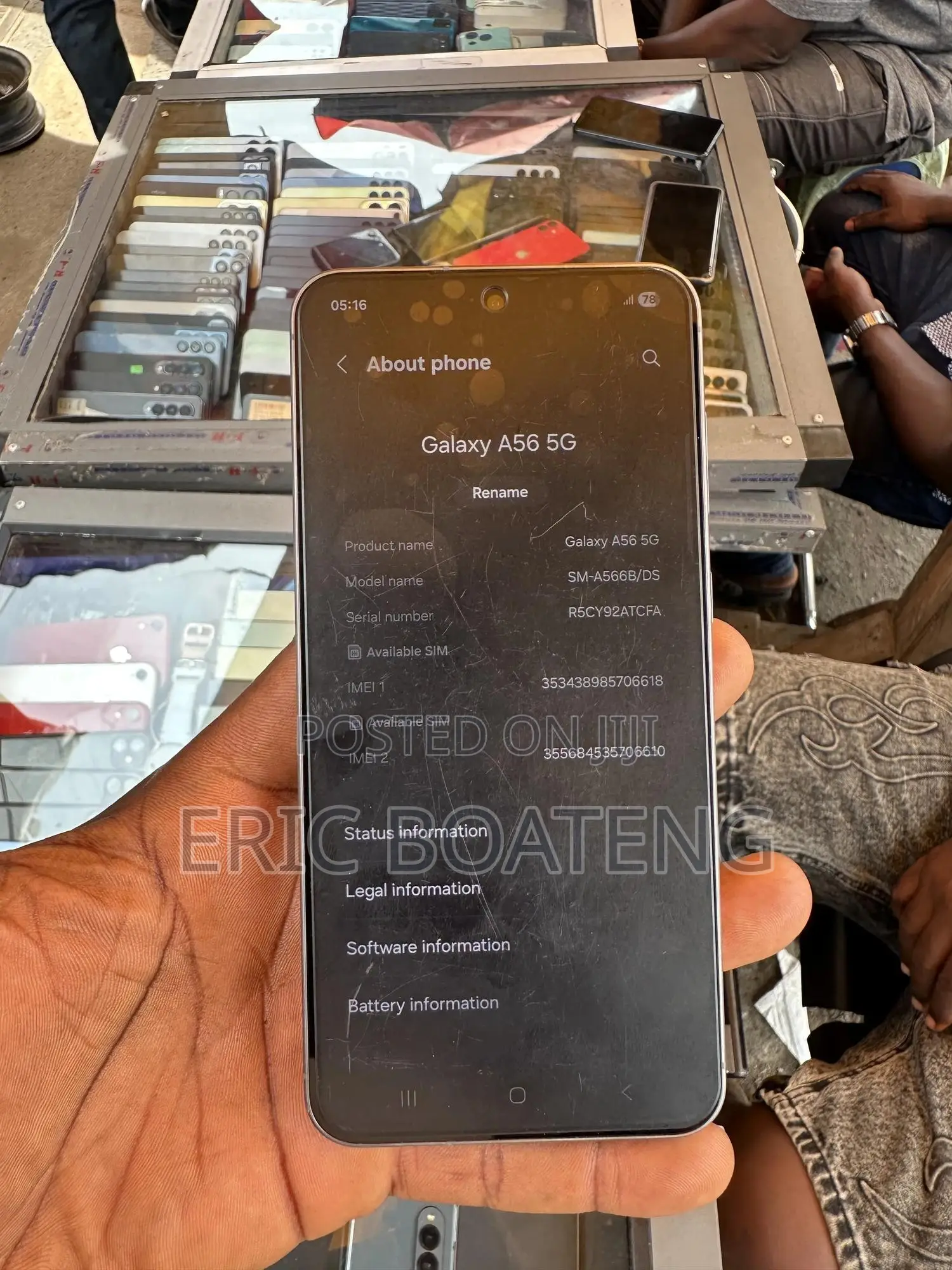 Samsung Galaxy A56 256 GB Gray