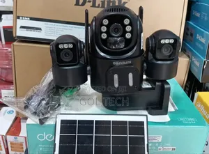 3 Lens Solar Security Wifi Camera 15mp Ultra Motion Detector 10x Zoom