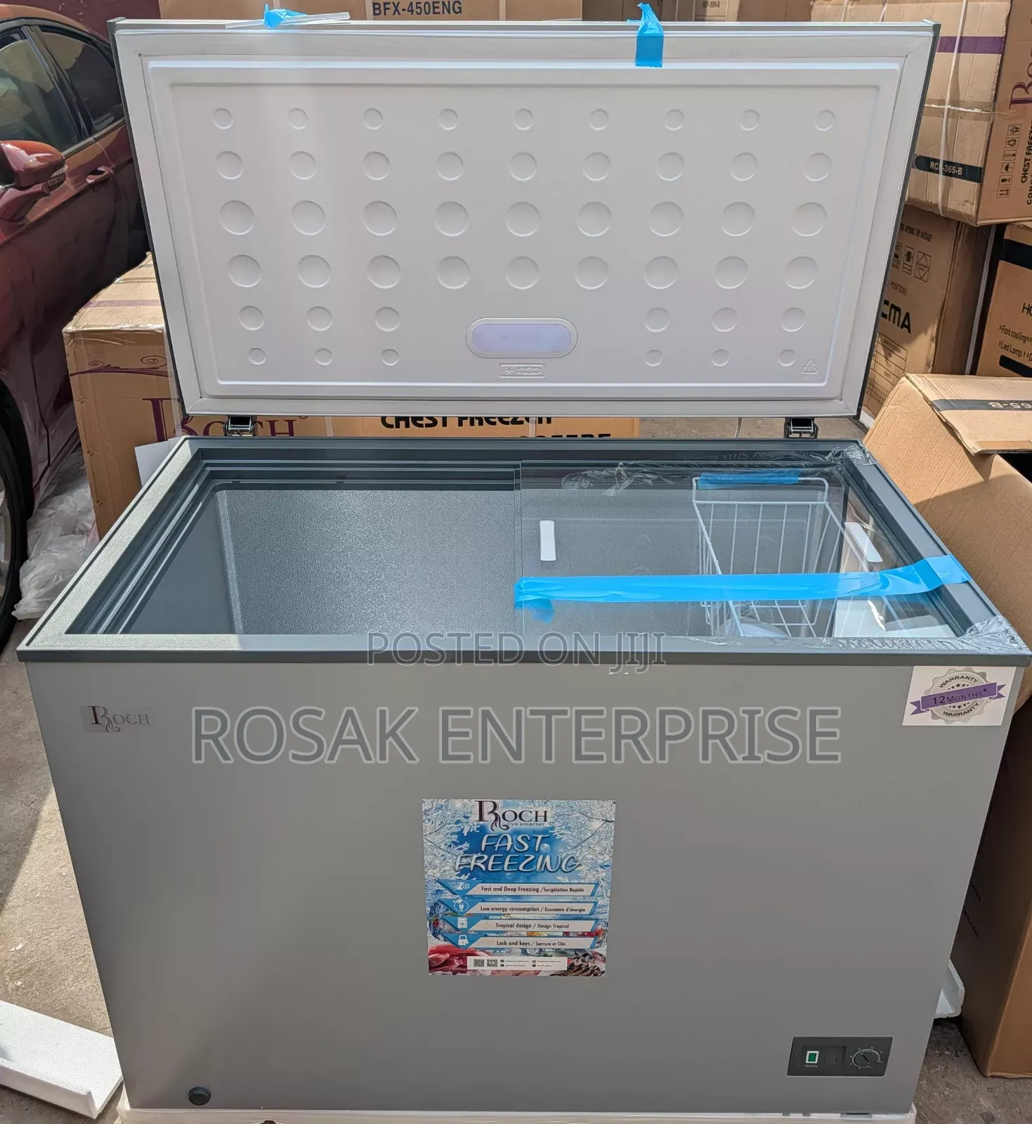 Roch RCF-365-B Chest Freezer *316ltrs*