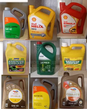 Goil,Total and Shell Engine Oil