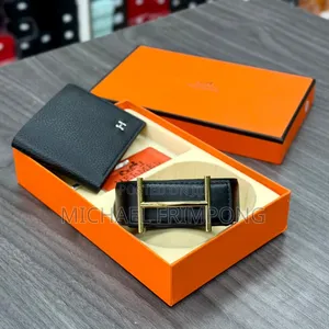 Brand New Hermes Belt And Wallet Set