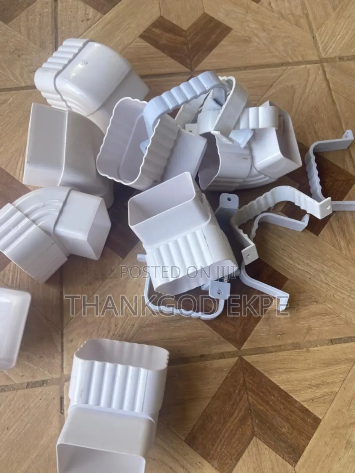 White Rain Gutter and Pipes