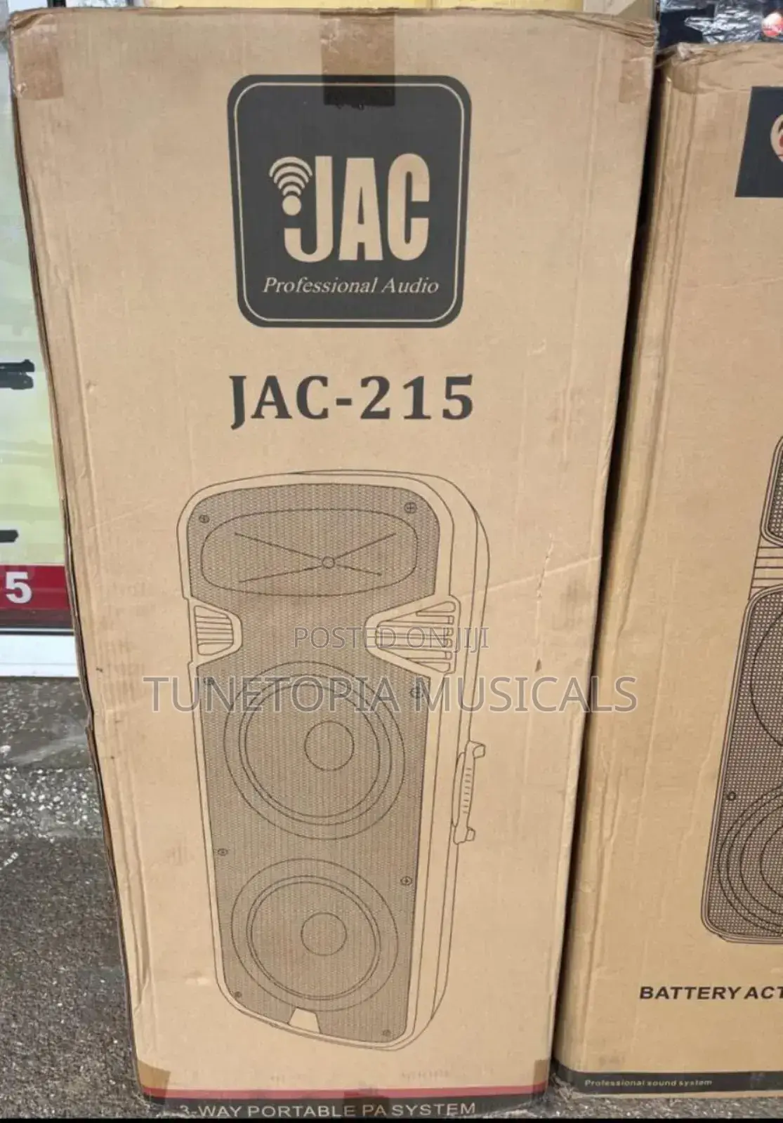 Jac Professional Audio Jac-215 Double Bluetooth Speaker