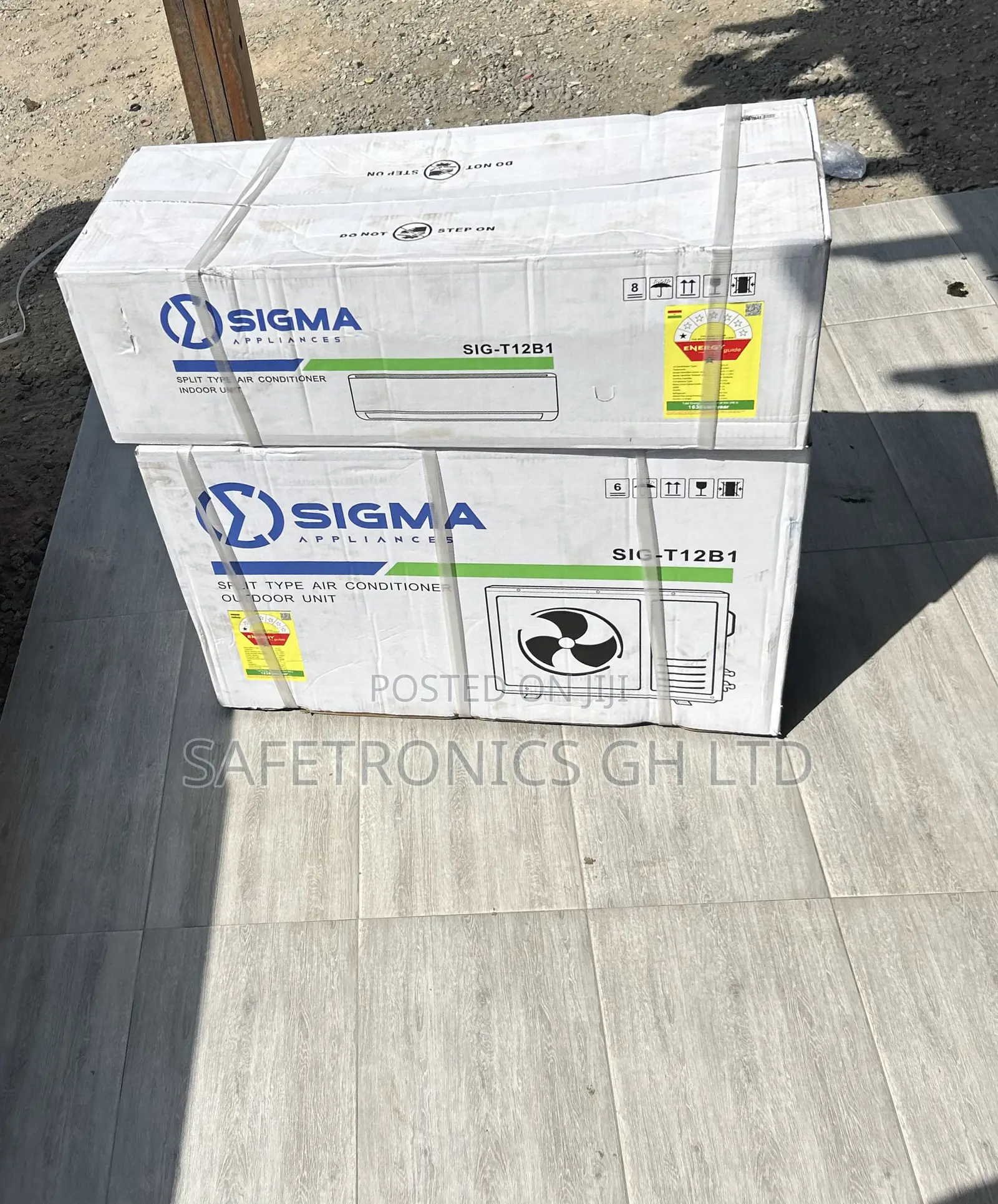 Durable Eco Cooler Sigma 1.5 Horsepower Split Type White Ac