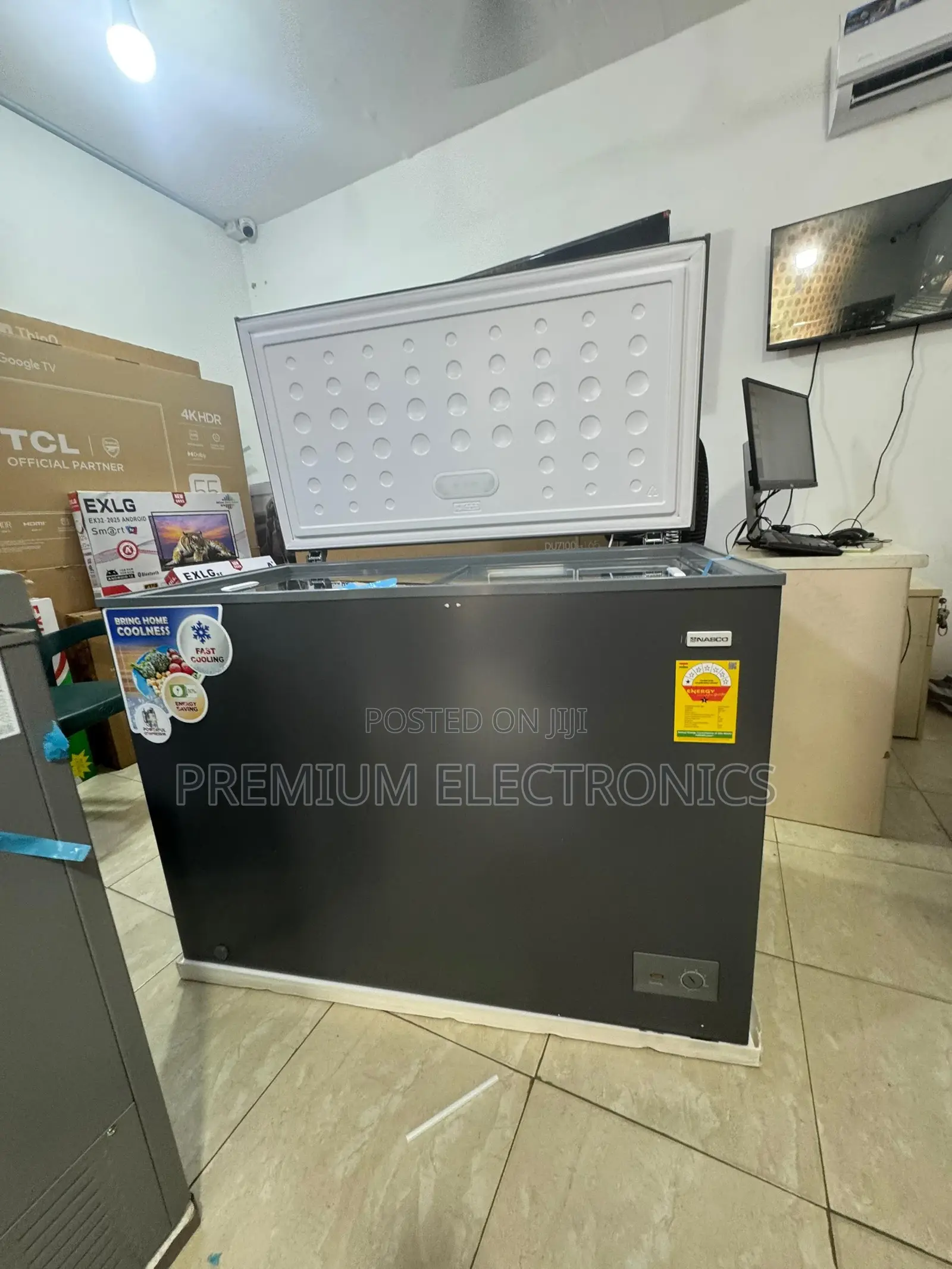 Nasco Ramadan 2026 290ltrs Energy Saving Chest Freezer Sliding Glass