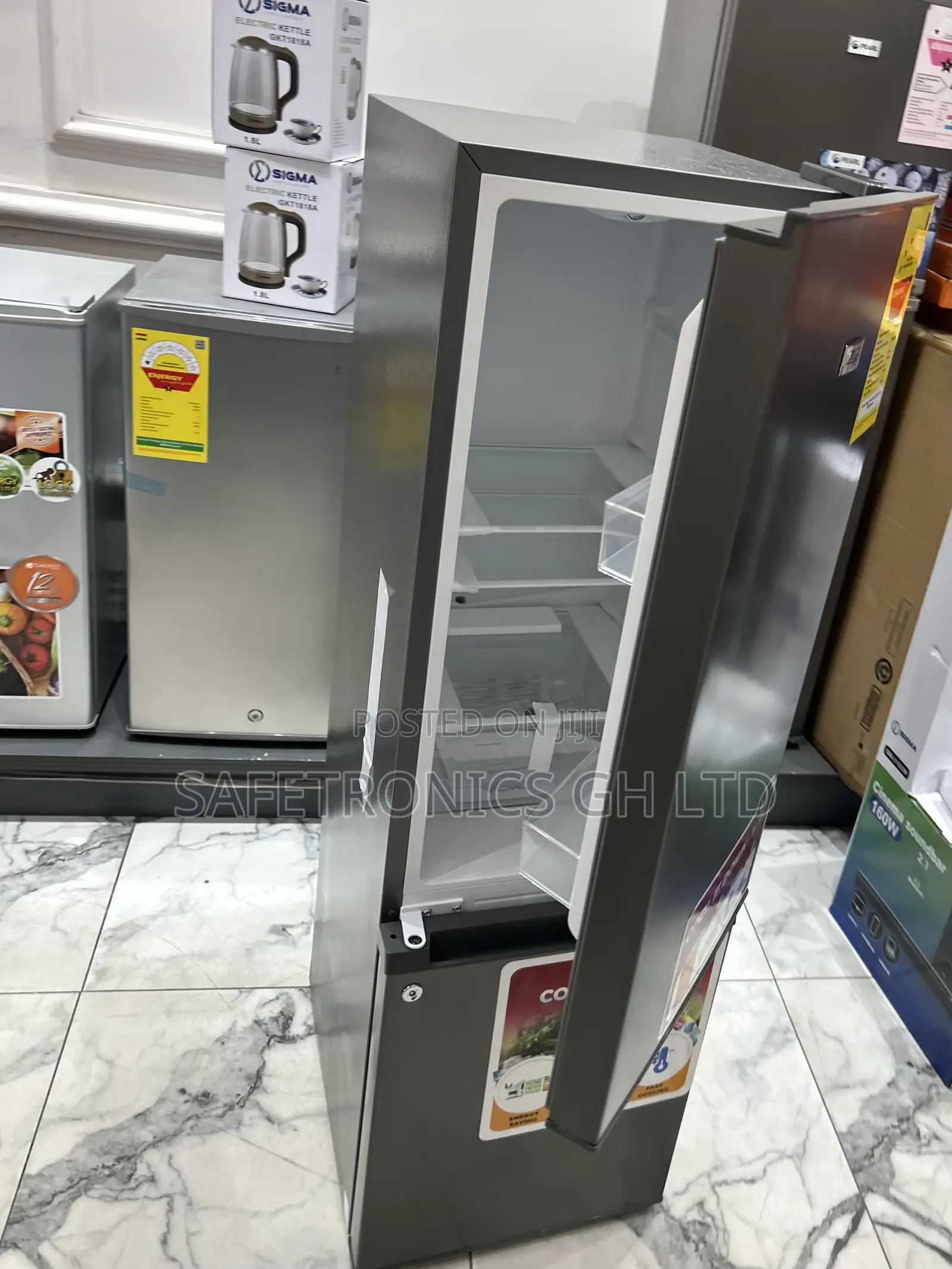 Get Adorable Zara-240bf Bottom Mount Grey 161 Liters Fridge