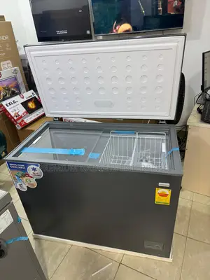 Nasco 290ltr Qaulity Chest Freezer With Internal Sliding Glass Door