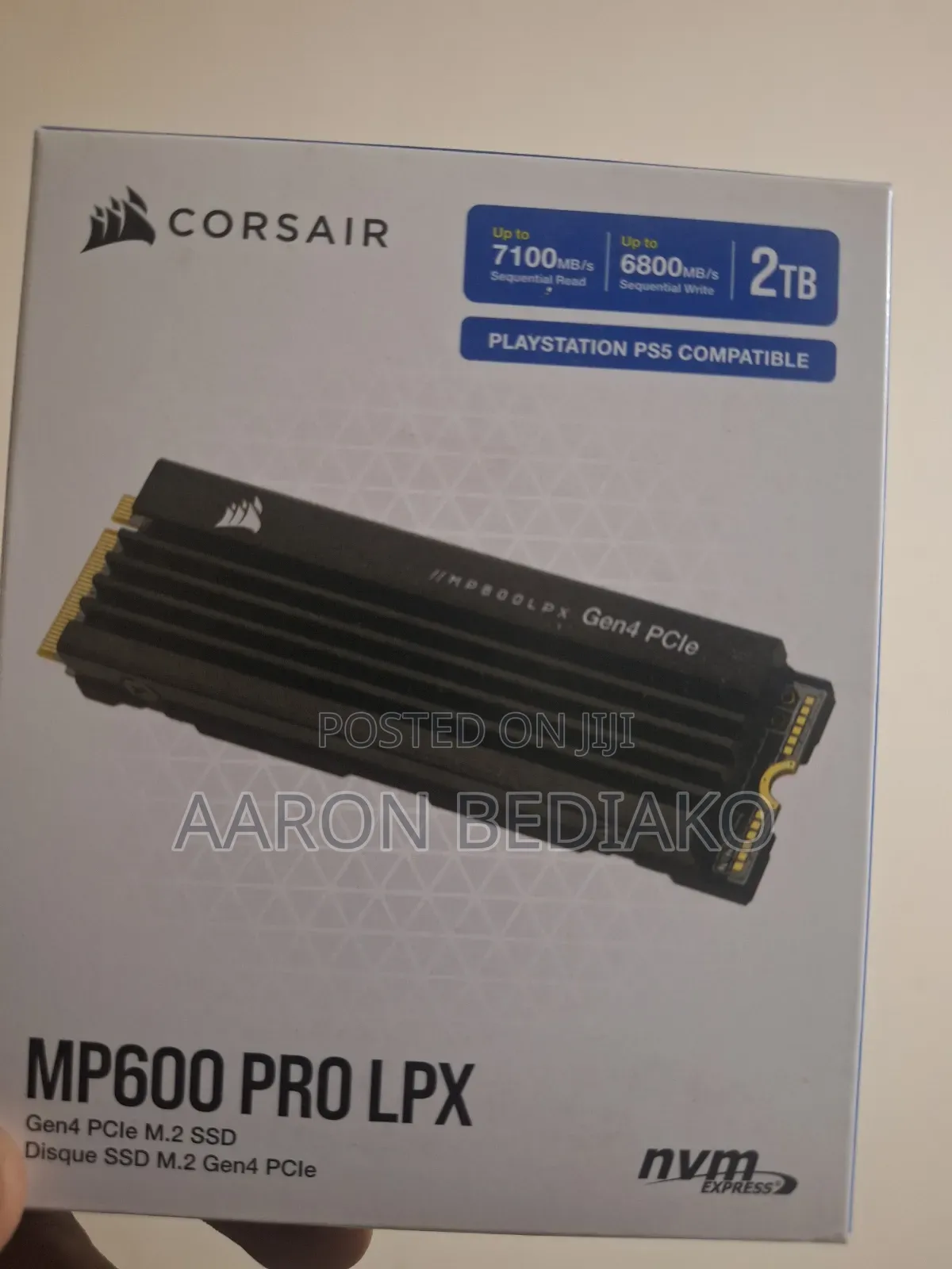 Corsair Mp600 Pro LPX 2tb Pcie Gen4 Nvme SSD M.2 - Ps5 Pc