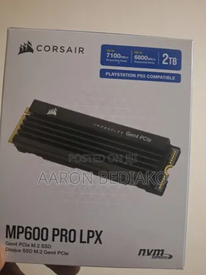 Corsair Mp600 Pro LPX 2tb Pcie Gen4 Nvme SSD M.2 - Ps5 Pc