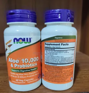 Aloe 10,000 Probiotics, 60 Veg Capsules