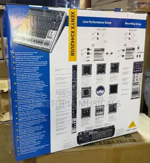 Behringer Xenyx X2442usb Premium 24-input 4/2-bus Mixer.