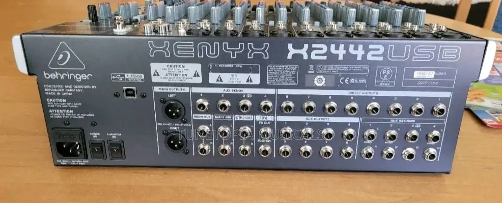 Behringer Xenyx X2442usb Premium 24-input 4/2-bus Mixer.