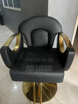 Black Salon Chair