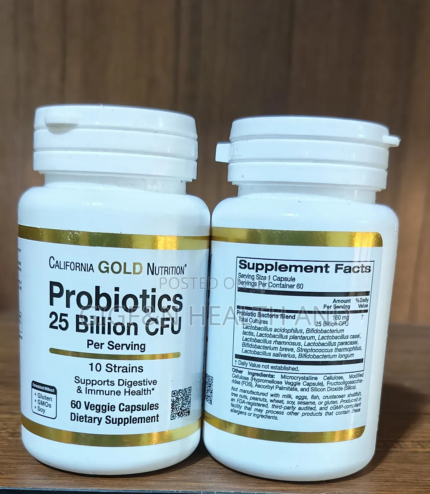 Probiotics With Lactobacillus Acidophilus Others, 25 Billion Cfu.