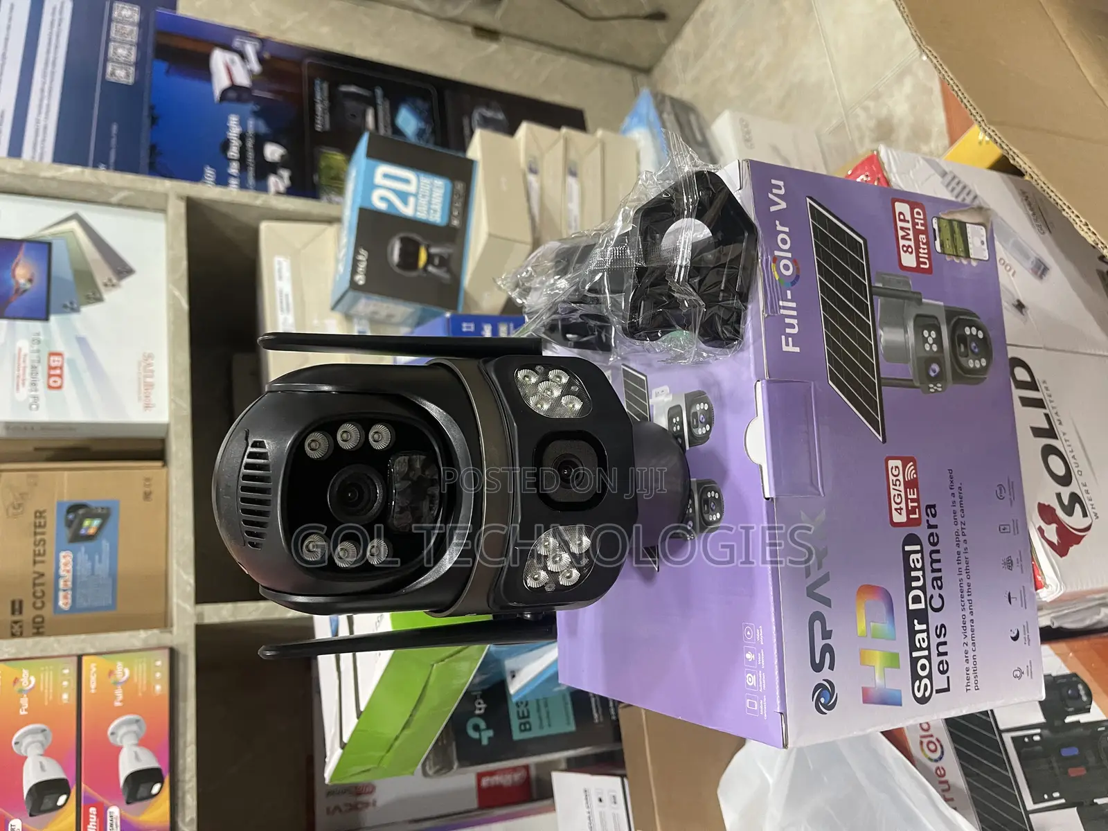 2 in 1 Solar Camera 8mp 4g/5g Ultra Hd Eu 4g PTZ Solar Camera