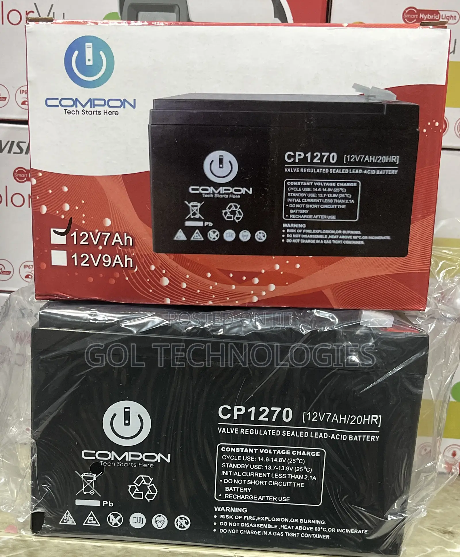 Ups Battery 12v7ah /20hr Ups Quality Battery Compon