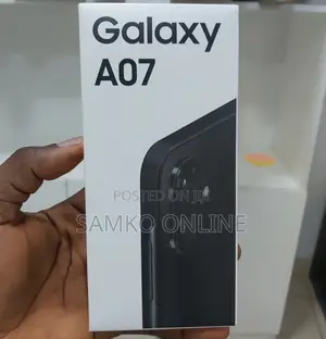 New Samsung Galaxy A07 4G 64 GB Black