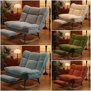 Reclinable Rocking Chair With Retractable Leg Rest