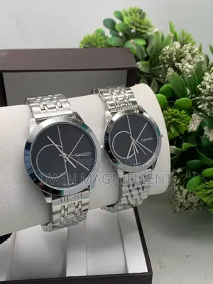 Pair of Calvin Klein Swiss-Made Quartz Wristwatches