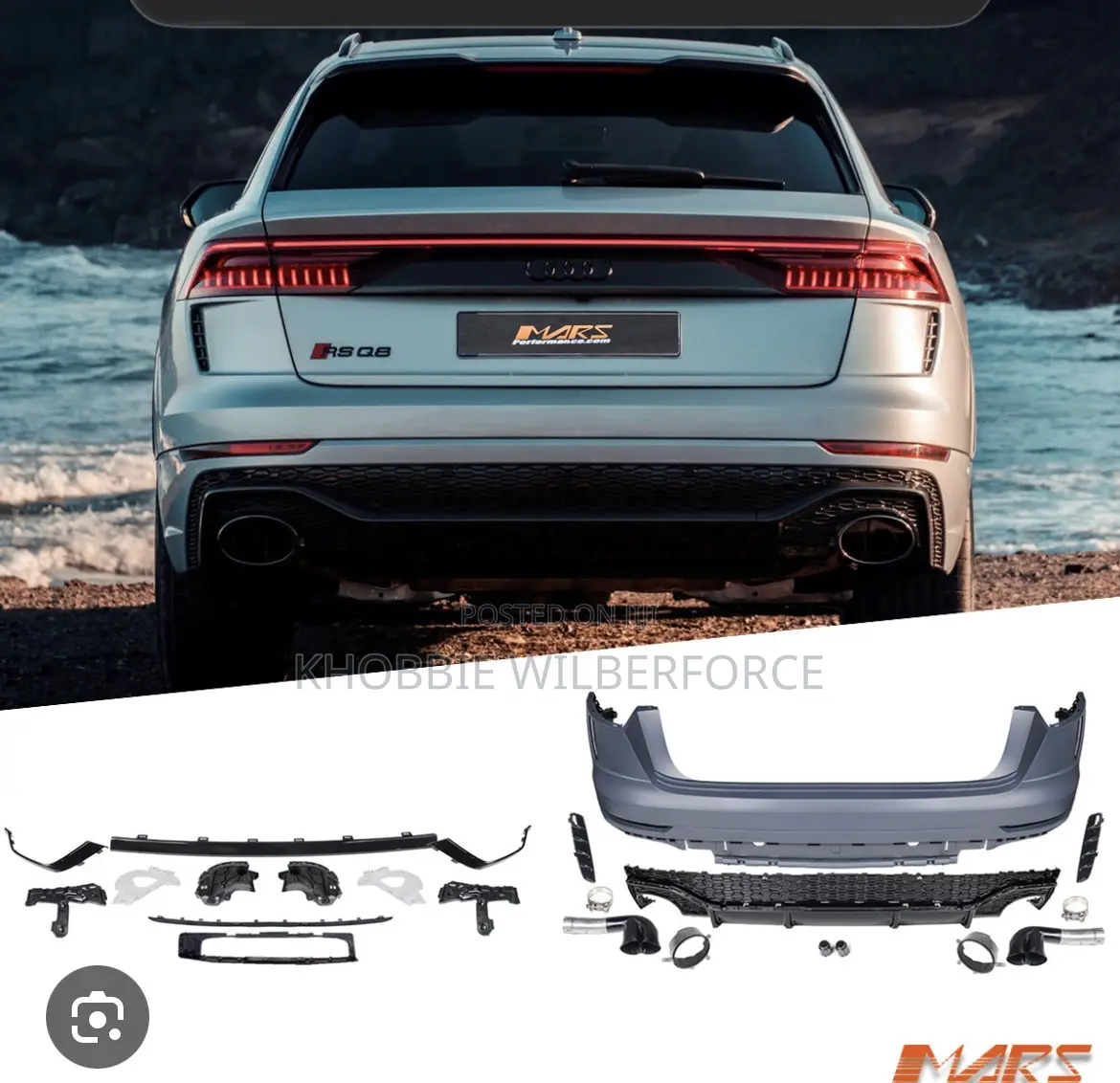 Audi Rs Q8 Back Bumper