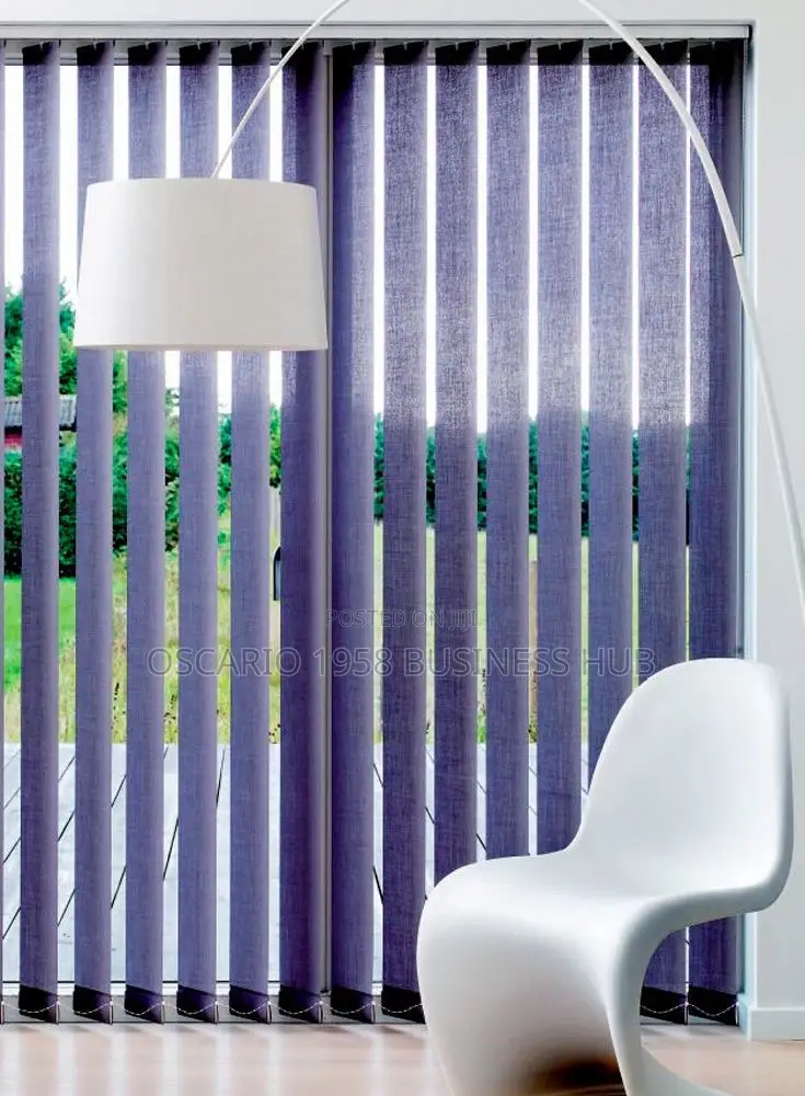 Pomegranate Paradise Modern Vertical Window Curtain Blinds 