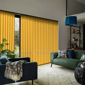 Pistachio Passion Modern Vertical Window Curtain Blinds 