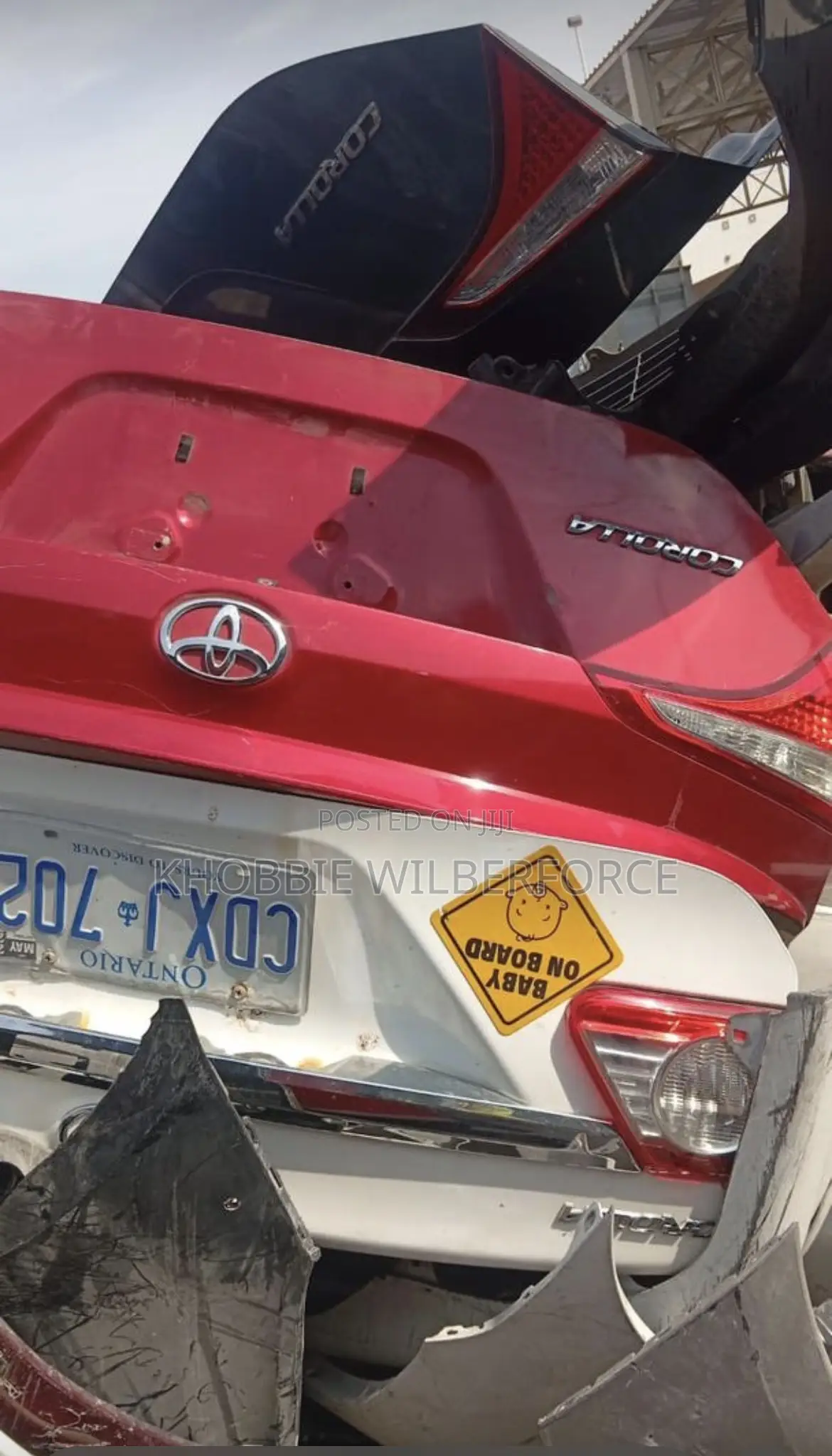 Toyota Corlla 2015 Back Boot
