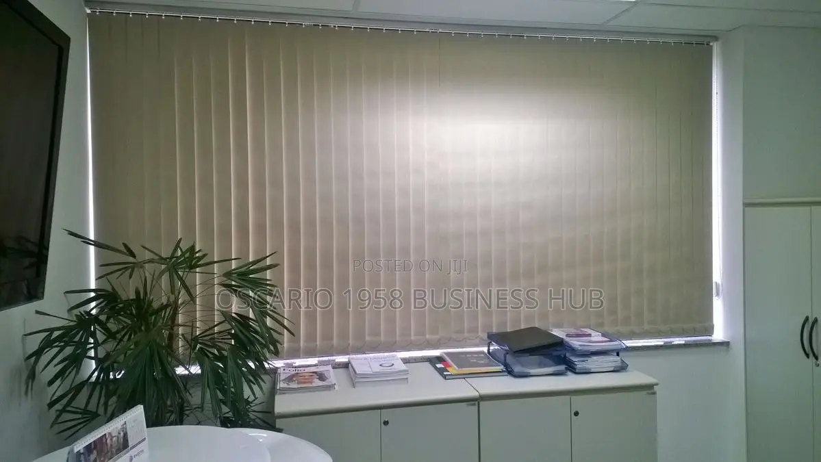 Strawberry Field Modern Vertical Window Curtain Blinds 