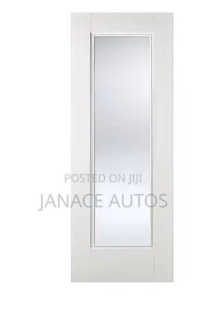 Eindhoven 1light Clear/Glazed Glass White Inter Door (1981x686x35mm)