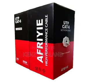 Cat6 Afriyie Cable 305m | Fluke Test Passed Solid 550mhz (Utp)