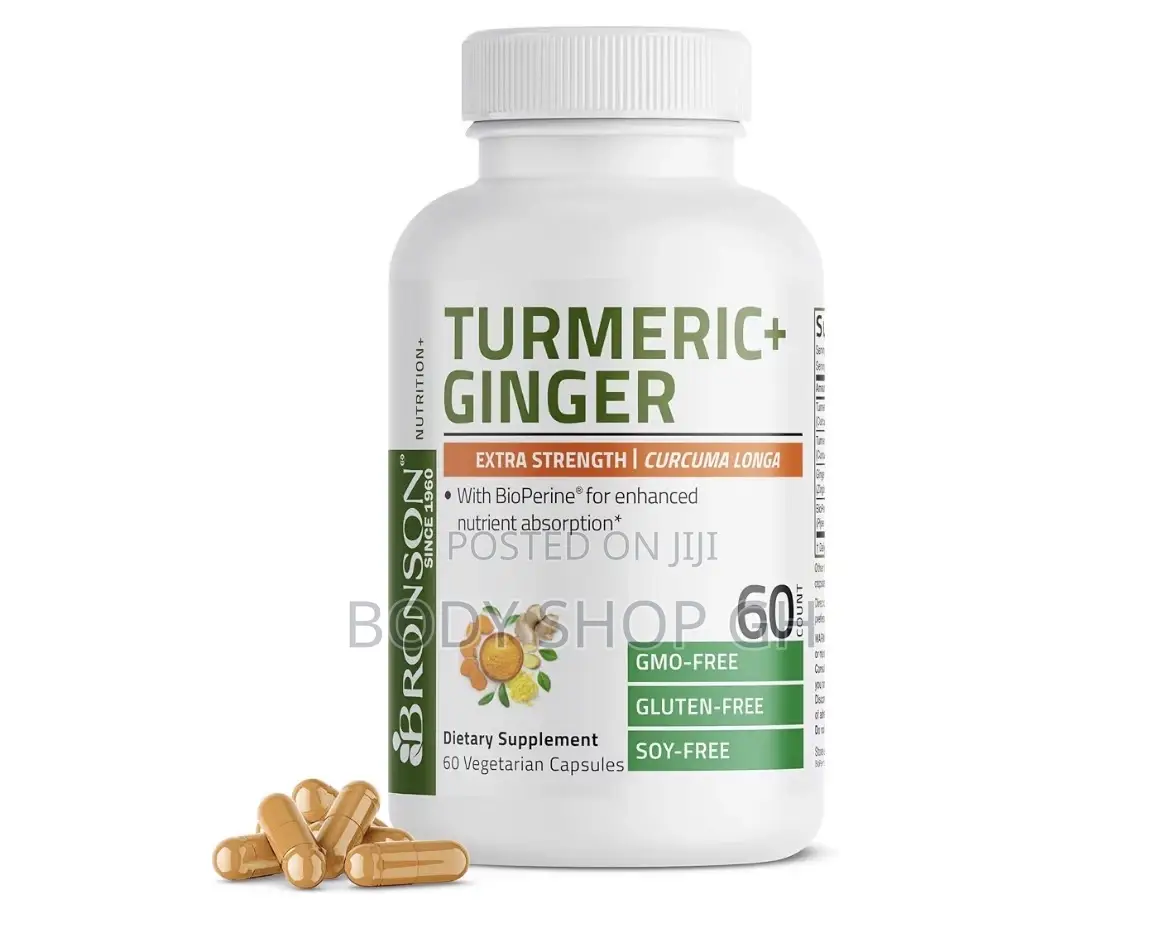 Bronson Turmeric + Ginger Extra Strength for Joint Health Digestion