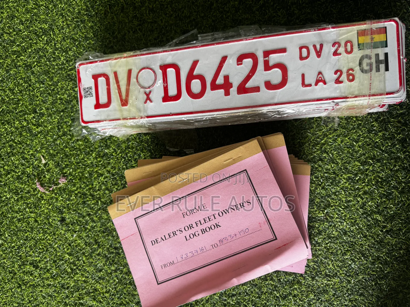 2026 Dv Plates With Insurance 5 Persons