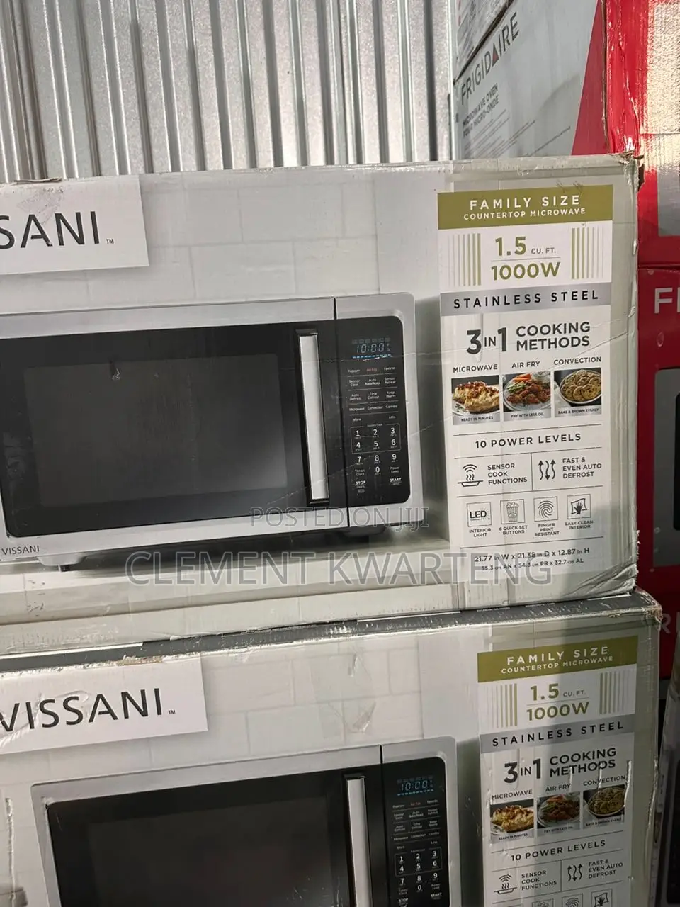 Vissani Microwaves 3 in 1 Countertop Cooking Method